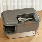 Stainless Steel Cat Litter Pan-XC4104 - Image 2